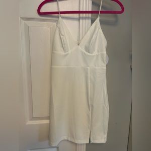 Princess polly white spaghetti strap dress
